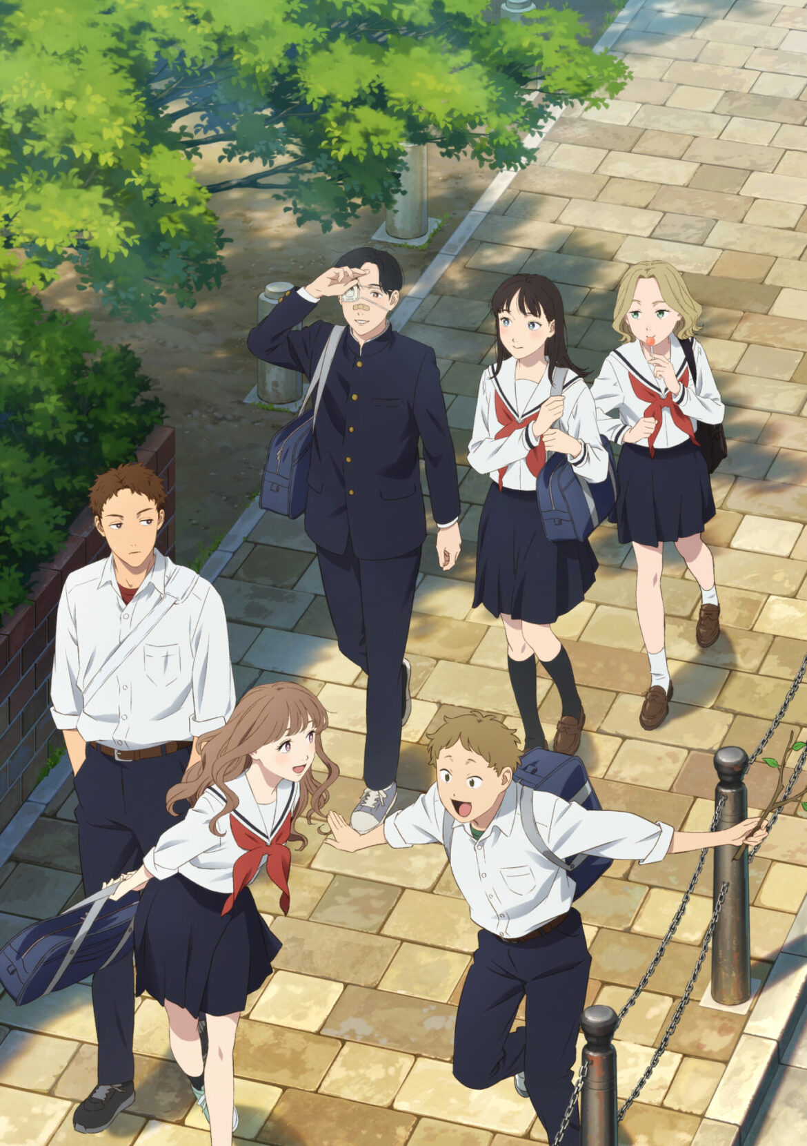 TVアニメ『矢野くんの普通の日々』OP主題歌はFANTASTICSの「POP LIFE」に決定！　矢野くん、清子を中心にメインキャラクター6人の帰り道を描いたキービジュアルも公開 - eeo Media（イーオメディア）