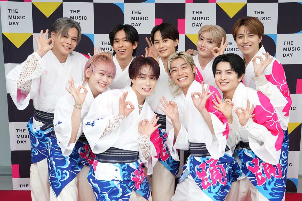 超特急、徳島・阿波踊り衣装で『THE MUSIC DAY』出演 徳島出身ユーキは「阿波の魂担当」 | ENCOUNT 『THE MUSIC DAY』に出演する超特急