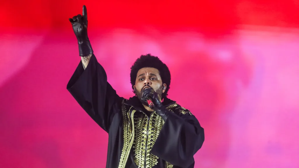 ザ・ウィークエンド(ツアー中、サン・パウロにて)写真: Wagner Meier/Getty Images for Live Nation