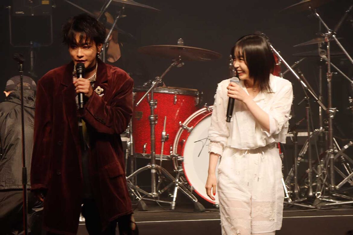 イベントに出席した佐藤健（左）、宮崎優【写真：ENCOUNT編集部】