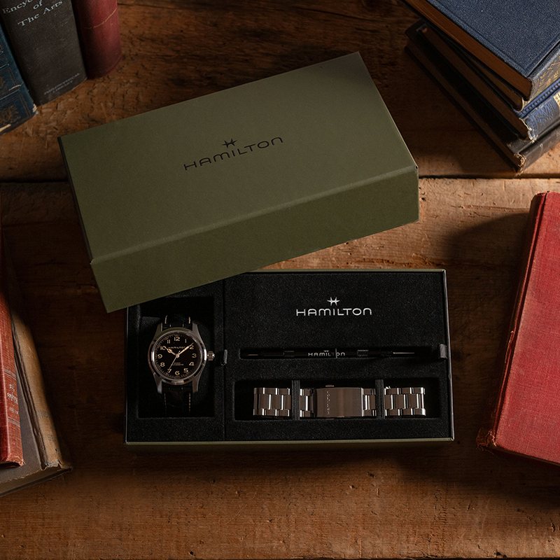 HAMILTON（ハミルトン） カーキ フィールド マーフ 42mm　バンドルセット