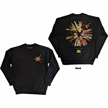 SLIPKNOT Unisex Sweatshirt: The End So Far Band Figures (Back Print) - BLACK