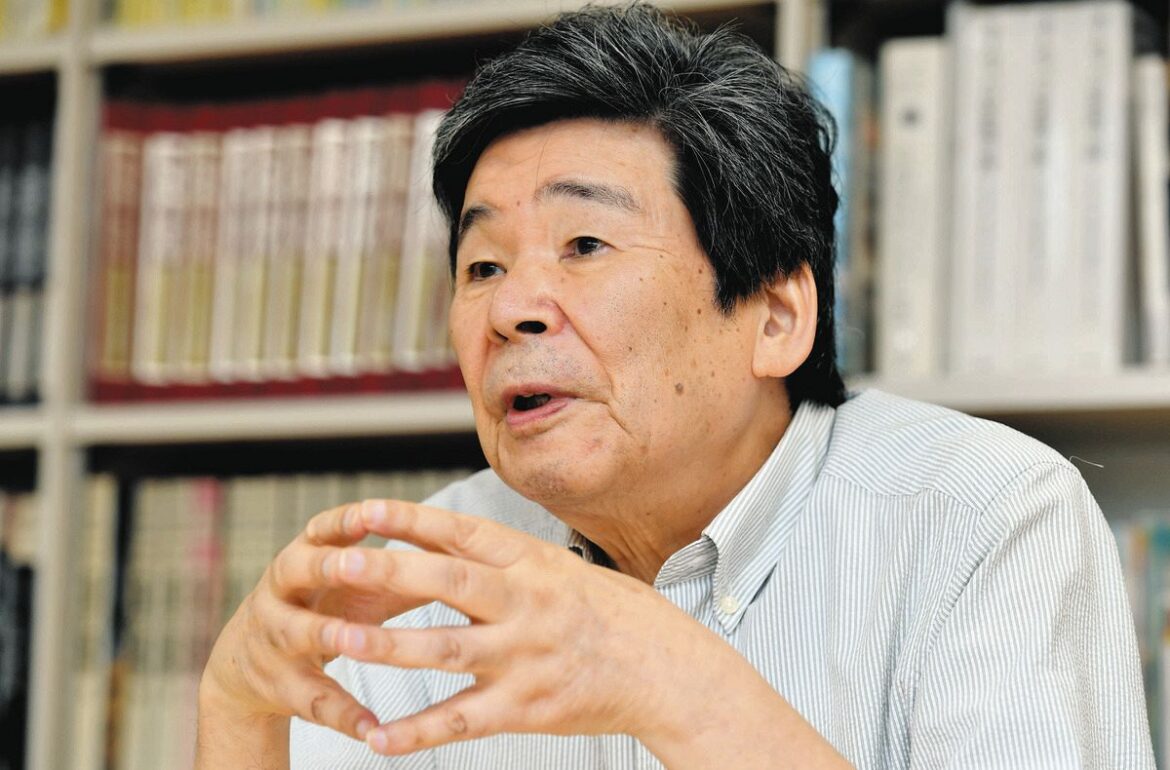 故・高畑勲監督＝2017年、東京都内で（由木直子撮影）