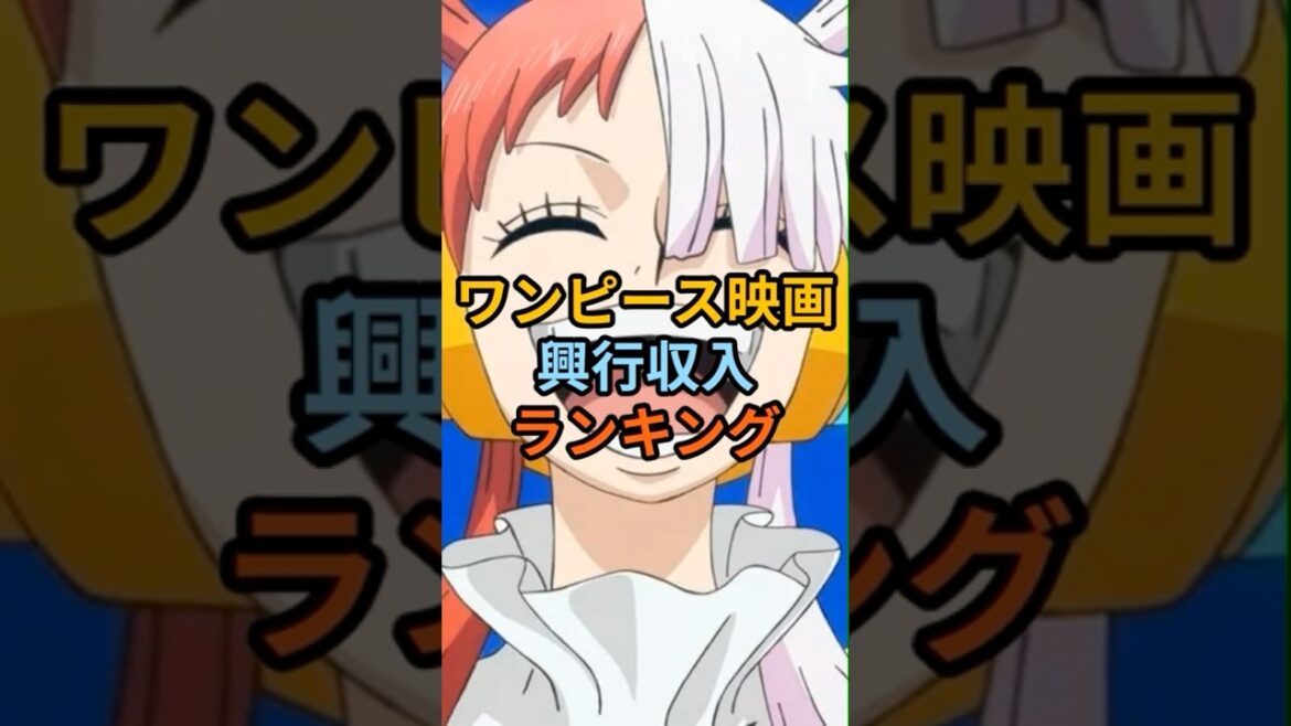 ワンピース映画興行収入ランキング #onepiece #anime #ワンピース #映画