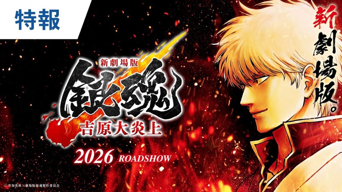 【新作公開決定】『新劇場版 銀魂 -吉原大炎上-』特報｜2026年公開