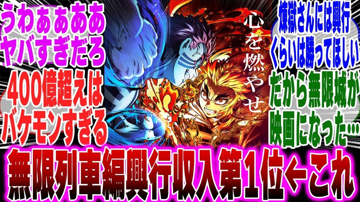 【映画鬼滅の刃】無限列車編という日本歴代興行収入第1位を記録したアニメ映画【鬼滅の刃 反応集】【ネタバレ注意】 【映画鬼滅の刃】無限列車編という日本歴代興行収入第1位を記録したアニメ映画【鬼滅の刃 反応集】【ネタバレ注意】