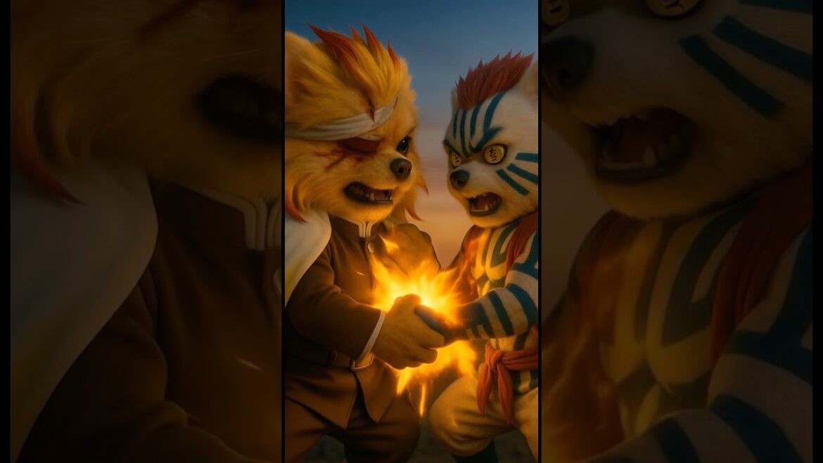 【AIポメラニアン】鬼滅の刃無限列車〜ポメ吉の刃〜