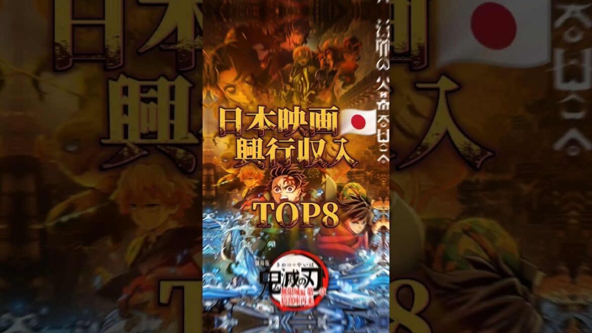 日本映画🇯🇵興行収入ランキング#鬼滅の刃#映画#無限城編