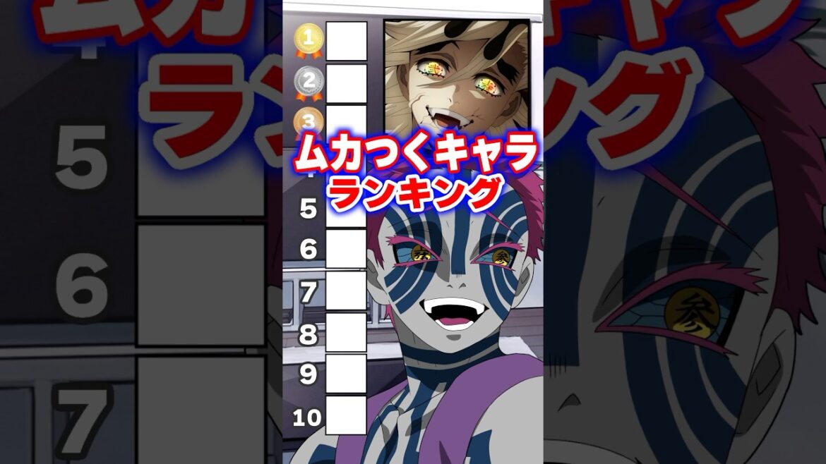 『ムカつく』ランキングに挑み弱者にブちぎれる猗窩座#無限城 #鬼滅の刃 #猗窩座 #無限城編 #上弦の鬼 #柱 #石田彰 #VTuber #声真似 #アニメ #無限列車 #猗窩座再来 #無惨