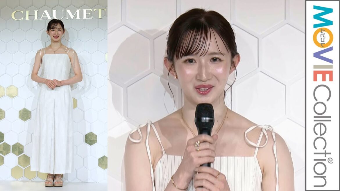 早田ひな、赤い糸で結ばれているもの「卓球」/大阪・関西万博2025 フランス館 エキシビション「ショーメ、自然美への賛歌」オープニングイベント 早田ひな、赤い糸で結ばれているもの「卓球」/大阪・関西万博2025 フランス館 エキシビション「ショーメ、自然美への賛歌」オープニングイベント