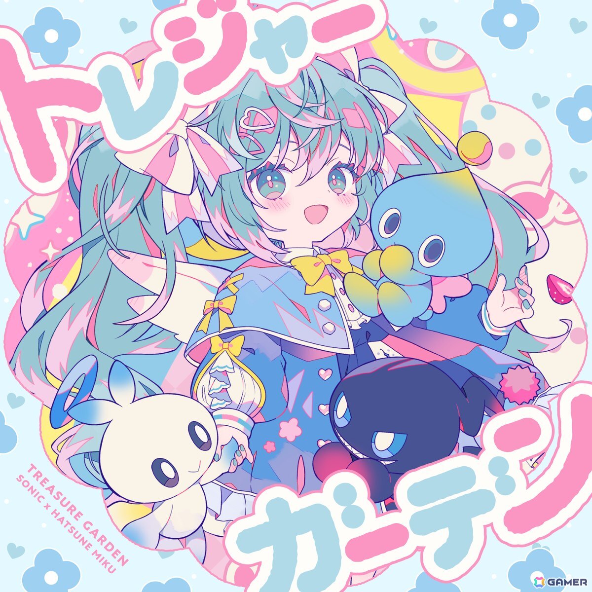 ソニックと初音ミクが音楽を通してコラボするスペシャルプロジェクト「Project ONSOKU」第4弾楽曲「トレジャーガーデン」(作詞・作曲:Ponchi♪)が公開!の画像