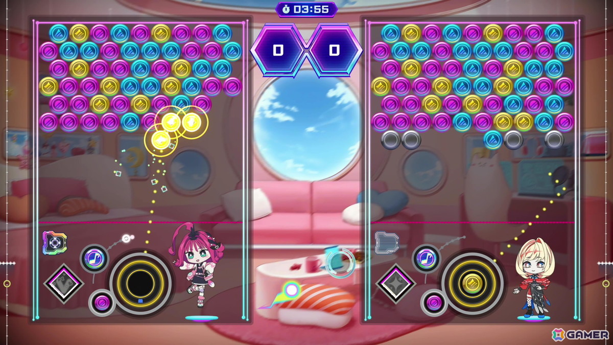 「QQQbeats!!!」はバブルシューティングと音楽ゲームの相性が抜群！オリジナルストーリーも楽しめる【先行プレイレポート】の画像