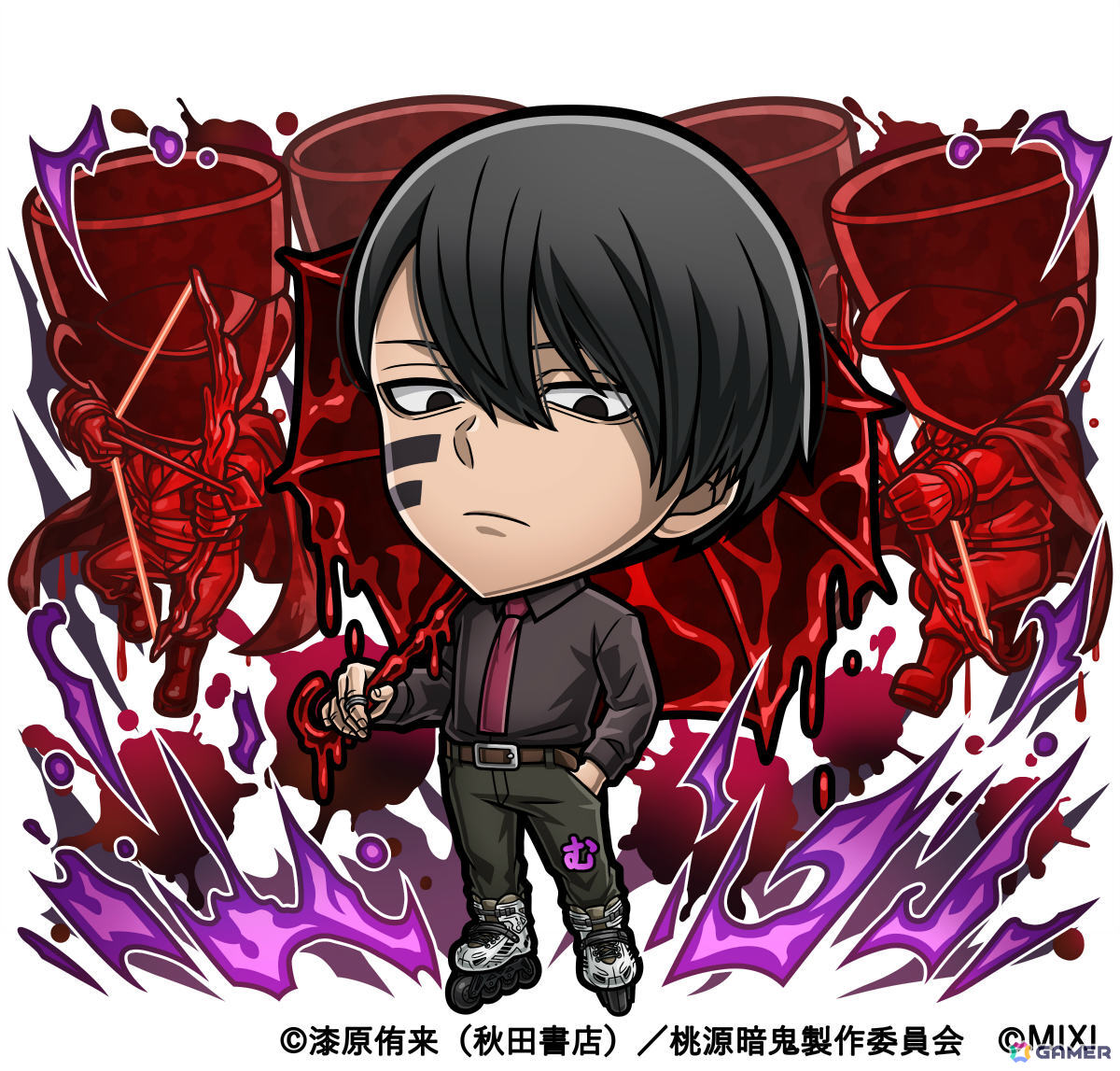 「コトダマン」×TVアニメ「桃源暗鬼」の初コラボが9月24日より開催!四季(CV:浦和希)、無人(CV:神谷浩史)、迅(CV:西山宏太朗)たちがコラボ召喚に登場の画像