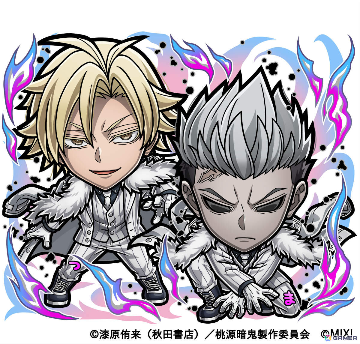 「コトダマン」×TVアニメ「桃源暗鬼」の初コラボが9月24日より開催!四季(CV:浦和希)、無人(CV:神谷浩史)、迅(CV:西山宏太朗)たちがコラボ召喚に登場の画像