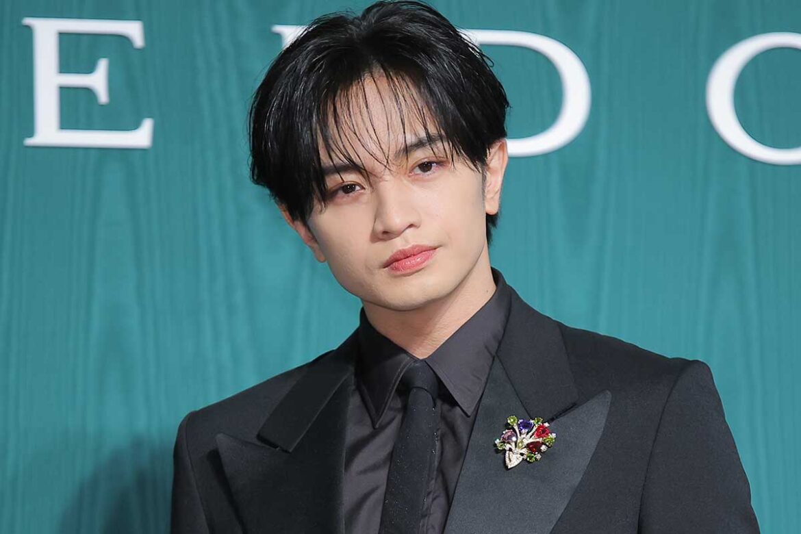 フォトコールに出席した中島健人【写真：ENCOUNT編集部】
