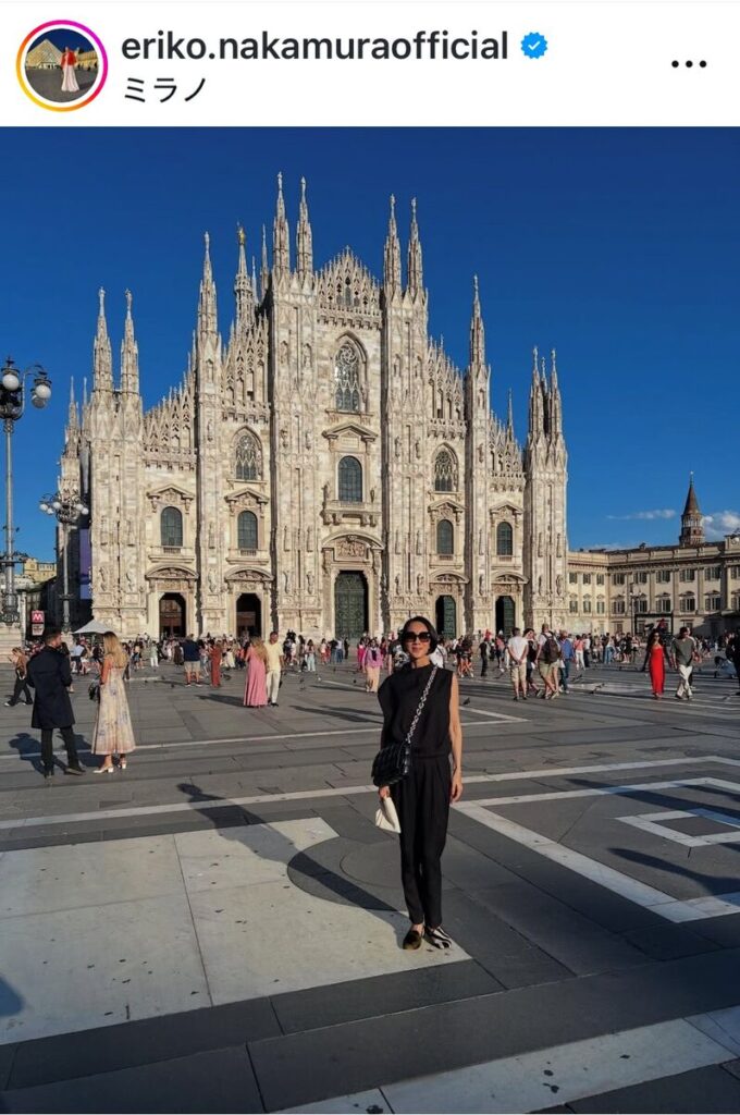 パリ→ミラノに移住して1週間 中村江里子アナ「ちょっとばかり怖いこともあり…」近況伝える – スポーツ報知 中村江里子アナのインスタグラム(@eriko.nakamuraofficial)より