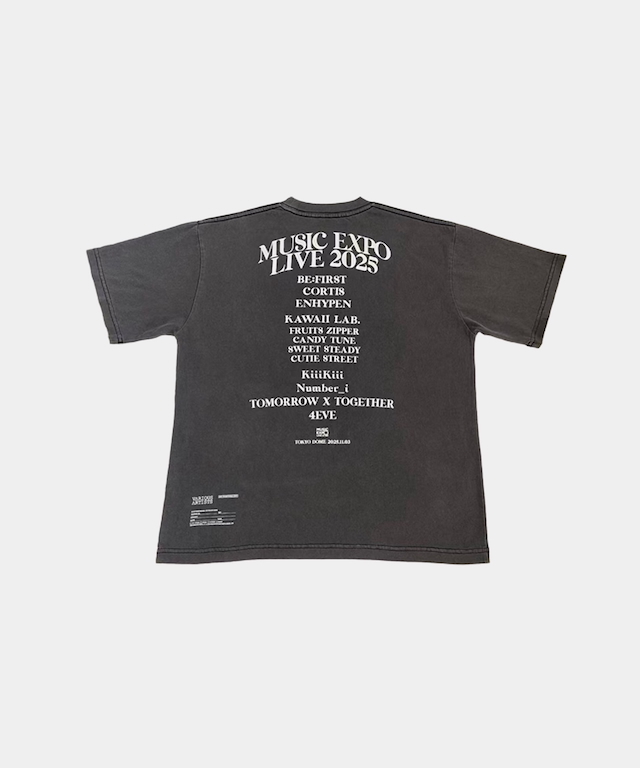 『MUSIC EXPO LIVE 2025』Tシャツ裏