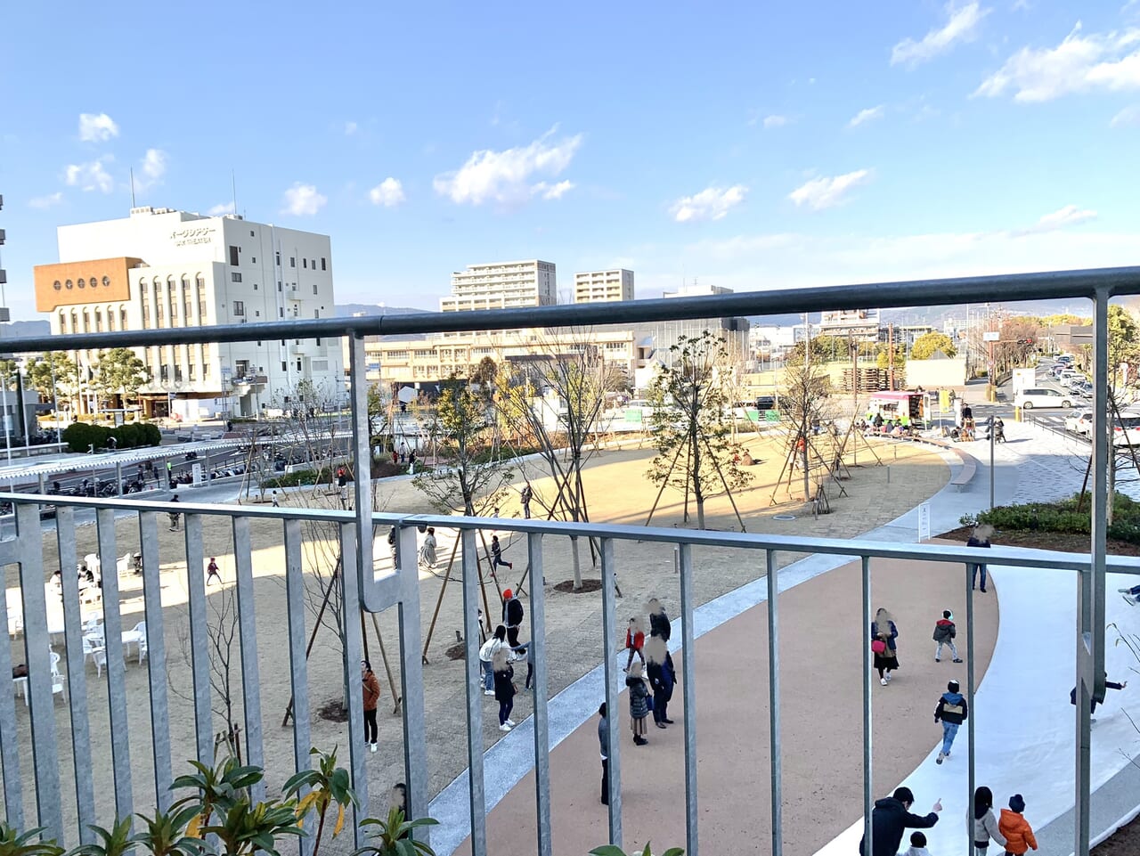 広場の様子
