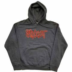 【予約商品】SLIPKNOT Unisex Pullover Hoodie: Logo (Grey) (Back Print) - GREY