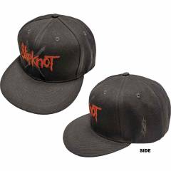 【予約商品】SLIPKNOT Unisex Snapback Cap: 9 Point Star (Charcoal Grey) (Side Print) - CHARCOAL GREY