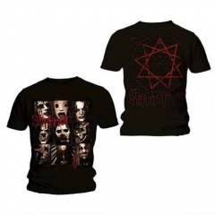 【予約商品】SLIPKNOT バンドTシャツ ユニセックス: Mezzotint Decay (Black) (Back Print) - BLACK