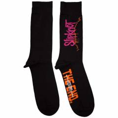 【予約商品】SLIPKNOT Unisex Ankle Socks: TESF (Black) (UK Size 4 - 7) - BLACK