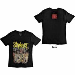 【予約商品】SLIPKNOT バンドTシャツ ユニセックス: Live at MSG (Black) (Back Print) - BLACK