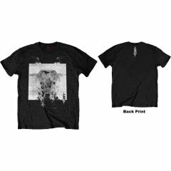 【予約商品】SLIPKNOT バンドTシャツ ユニセックス: Devil Single - Black & White (Black) (Back Print) - BLACK