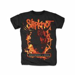 【予約商品】SLIPKNOT バンドTシャツ ユニセックス: Antennas to Hell (Black) - BLACK