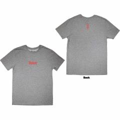 【予約商品】SLIPKNOT バンドTシャツ ユニセックス: Mini Logo (Grey) (Back Print) - GREY