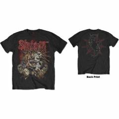 【予約商品】SLIPKNOT バンドTシャツ ユニセックス: Torn Apart (Black) (Back Print) - BLACK