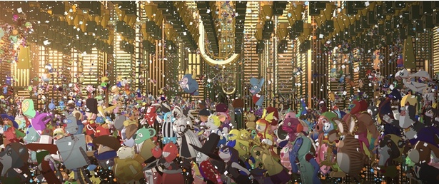 ＜U＞では、「As(アズ)」と呼ばれる自分の分身を作り、まったく別の人生を生きることができる(『竜とそばかすの姫』)