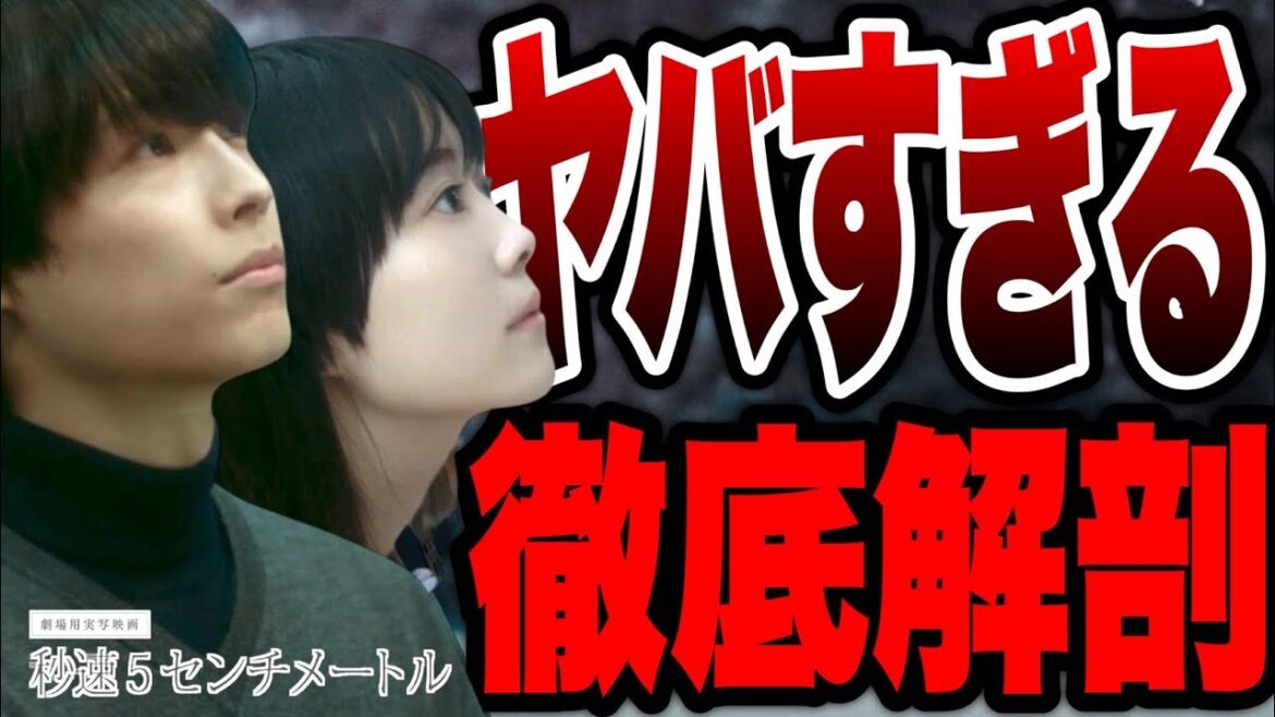【秒速5センチメートル】この実写化...実際どうなの？映画業界人による徹底解剖※後半ネタバレあり