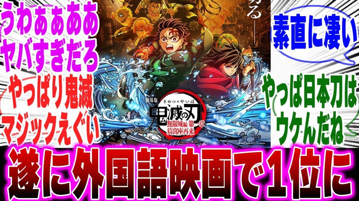 【映画鬼滅の刃】無限城編、北米の興行収入がついに外国語映画で1位にに対するみんなの反応集【鬼滅の刃 反応集】【ネタバレ注意】 【映画鬼滅の刃】無限城編、北米の興行収入がついに外国語映画で1位にに対するみんなの反応集【鬼滅の刃 反応集】【ネタバレ注意】