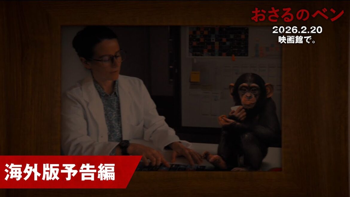 映画『おさるのベン』海外版予告編|2026年2月20日(金)公開 映画『おさるのベン』海外版予告編|2026年2月20日(金)公開