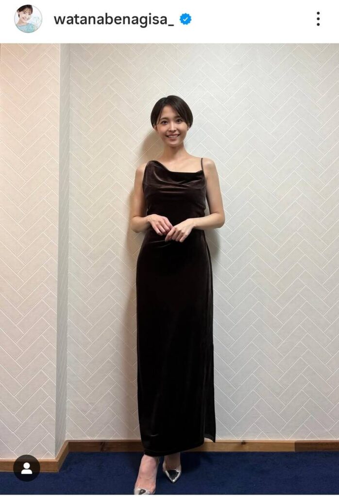 渡邊渚さんのインスタグラム（＠ｗａｔａｎａｂｅｎａｇｉｓａ＿）より