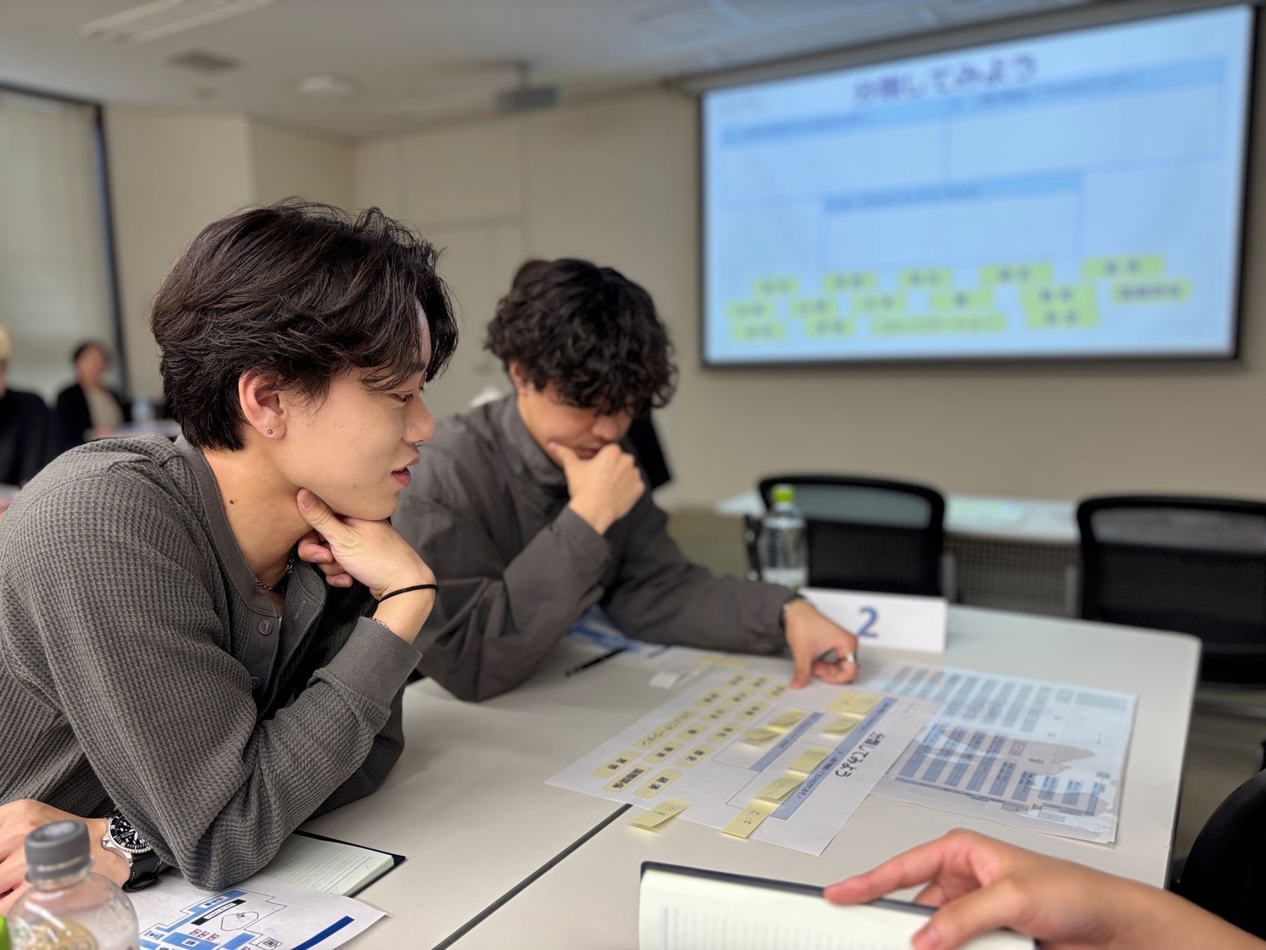 新潟会計ビジネス専門学校のキャリア教育プログラム「就労意識醸成講座 上級編 本屋で探究」の様子