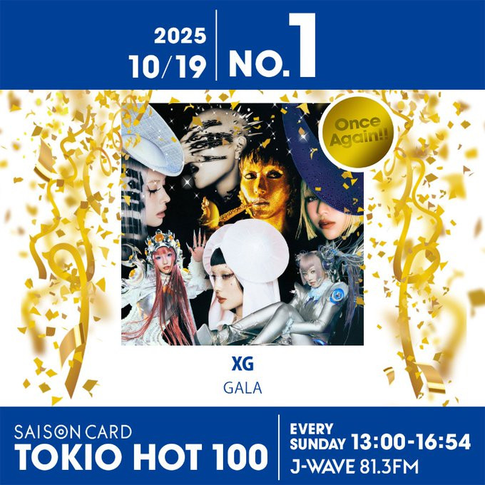 XG『GALA』が3連覇! 華やかで複雑な“ダンスの振り付け”にも注目【最新チャート】 | J-WAVE NEWS XG『GALA』が3連覇! 華やかで複雑な“ダンスの振り付け”にも注目【最新チャート】 | J-WAVE NEWS