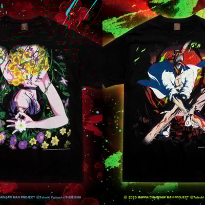 GEEKS RULEとチェンソーマンのコラボTシャツ