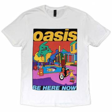 OASIS ユニセックスTシャツ: Be Here Now Illustration
