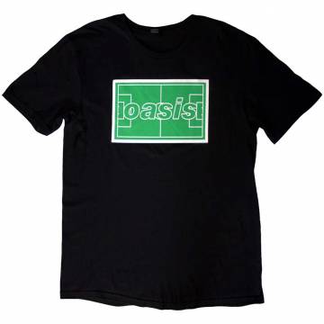 OASIS ユニセックスTシャツ: Maine Road Football Pitch (Back Print)