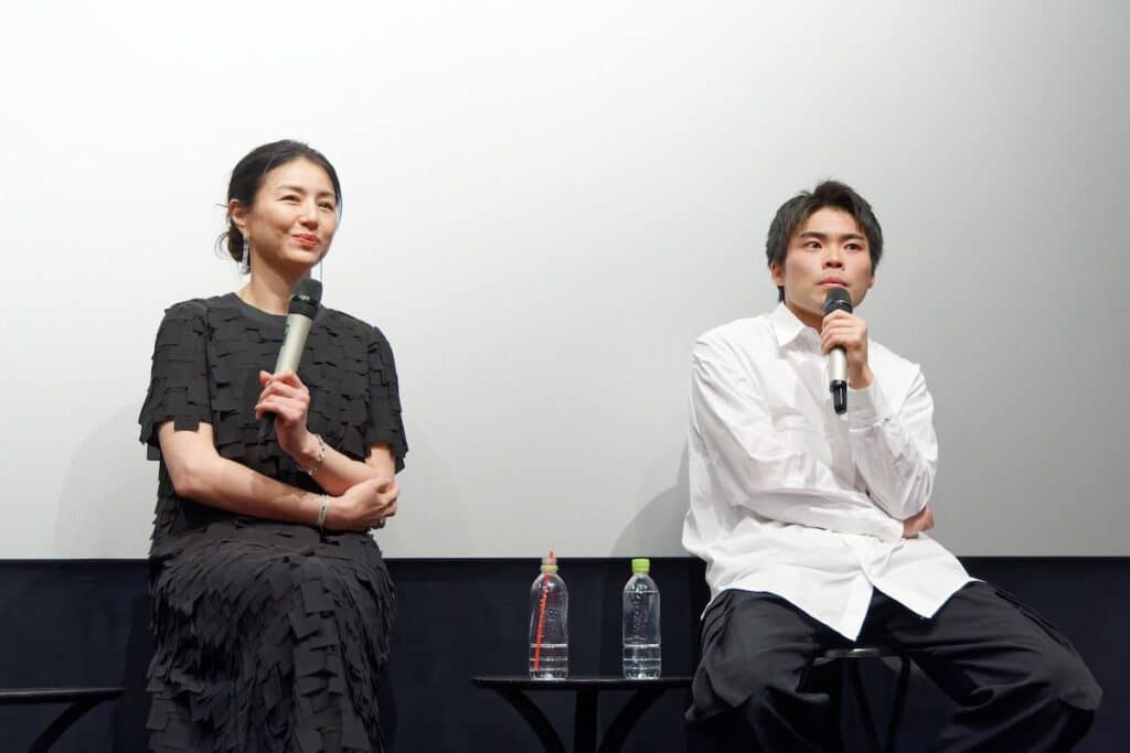 『見はらし世代』トークイベントに登壇した、ジュリアン・レジ 、井川遥、団塚唯我監督、12月12日(金)~12月25日(木) ヒューマントラストシネマ渋谷にて開催