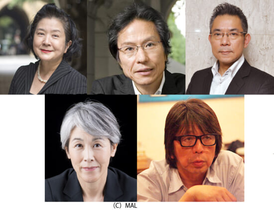 加藤陽子、姜尚中、藤沢 周、堀川惠子、森 達也