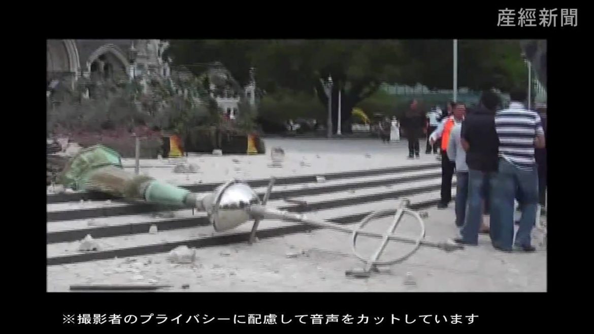 NZ地震発生　読者提供