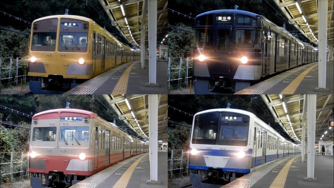 西武多摩湖線 西武遊園地駅発着集 101系 9000系
