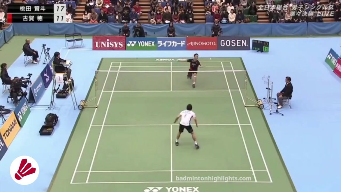 桃田 賢斗 vs 古贺穗 | 2019回全日本総合選手権 | バドミントン日本