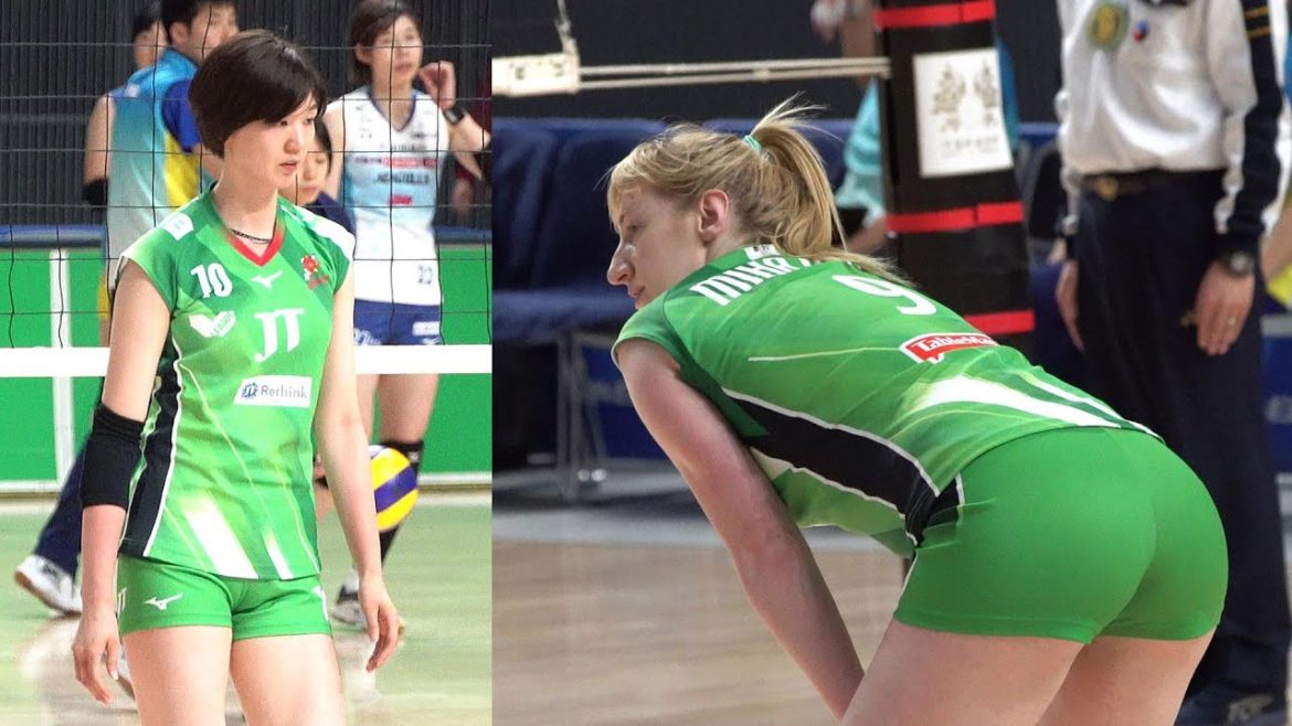 皇后杯予選でJTマーヴェラス栗原恵とミハイロヴィッチ選手！　#女子バレー  #VolleyballWorld  #Volleyball