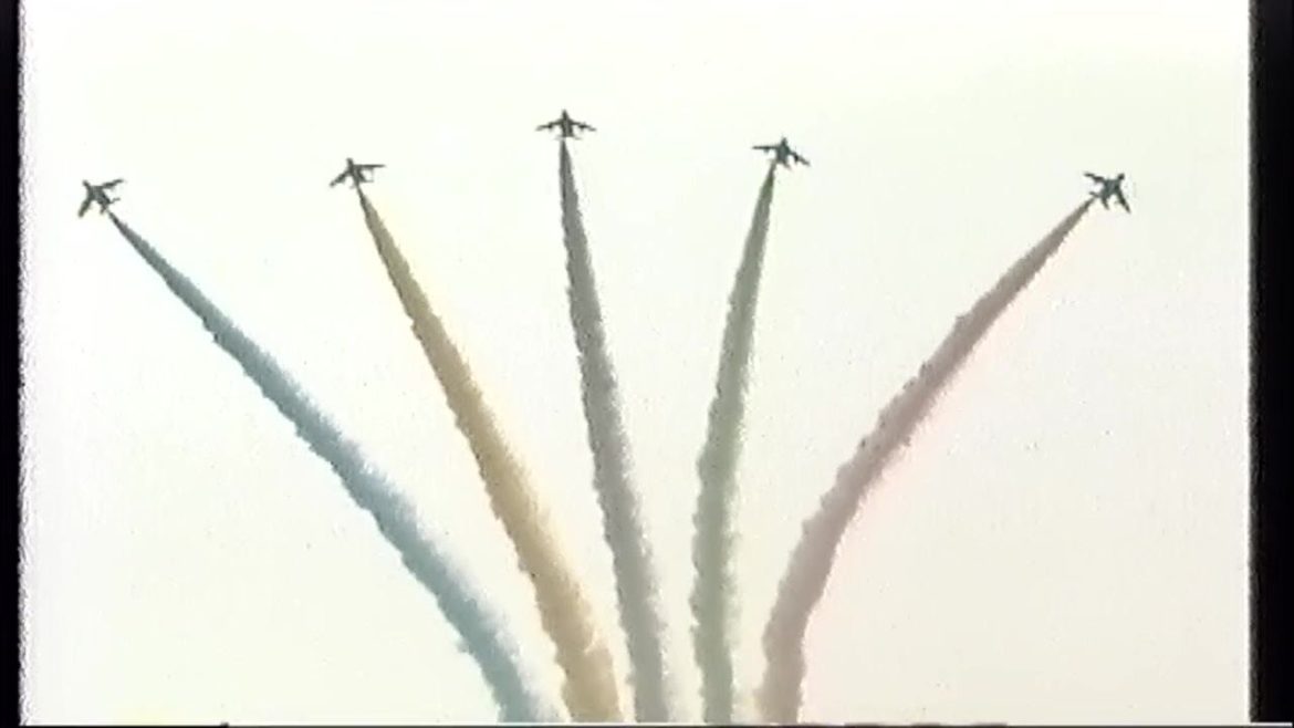 長野オリンピック開会式ブルーインパルス ハイビジョン版 Nagano Olympics Opening Ceremony - Blue Impulse