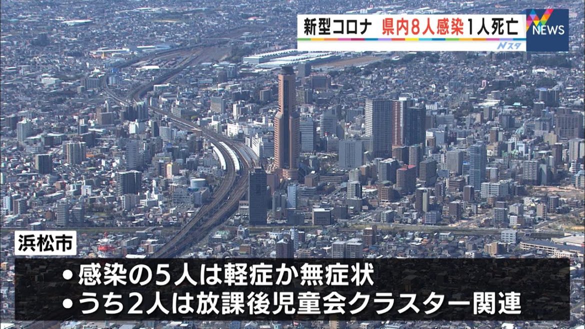 【新型コロナ】静岡県内新たに8人感染1人死亡　クラスター続く