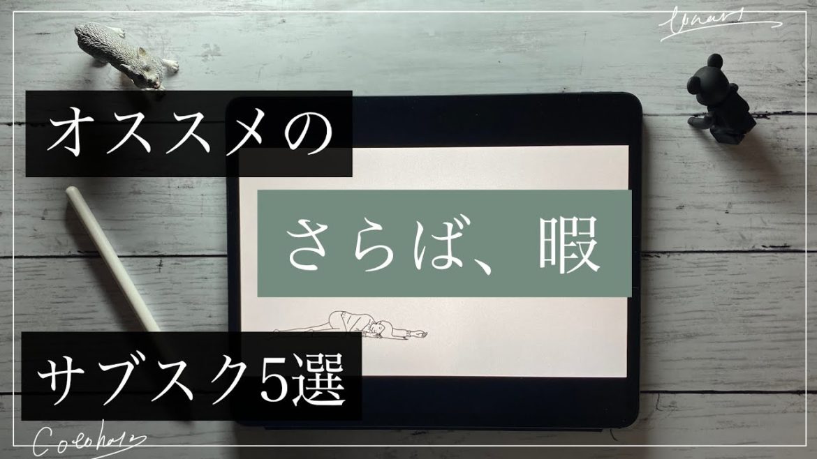 サブスクのオススメ5選　暇とオサラバ【ガジェット・カルチャー好き】